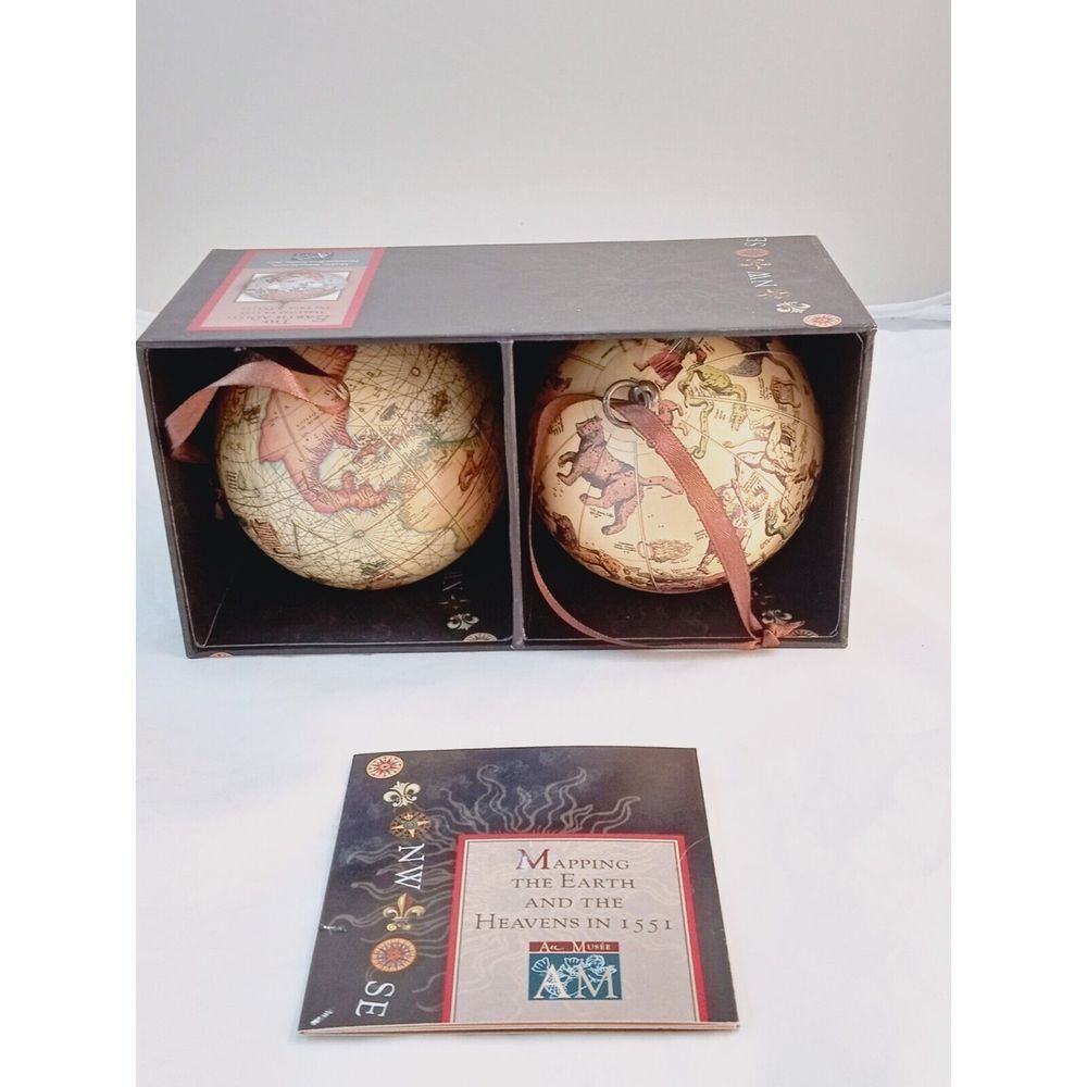 Authentic Models GL032 Earth &‎ Heavens Ad1551 Curiosities Maps Atlases Globes